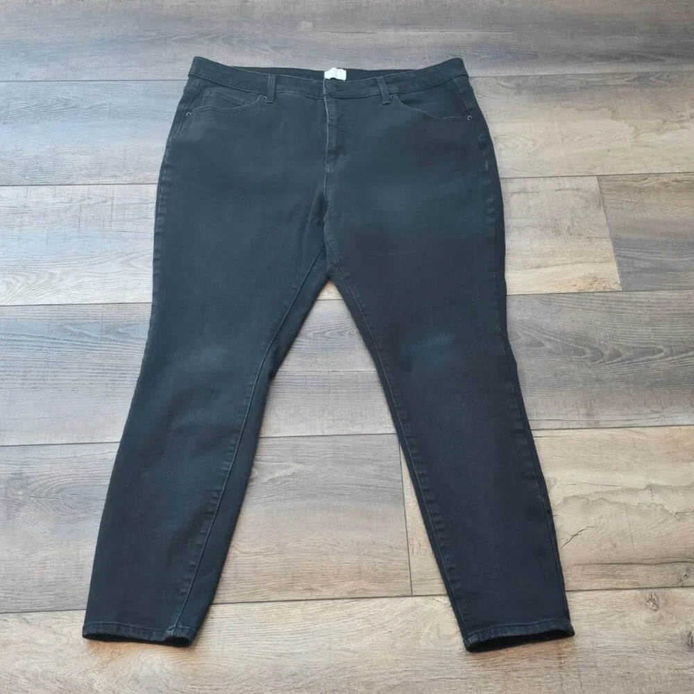 Women's Black Jeans By Time And True, Size: 18